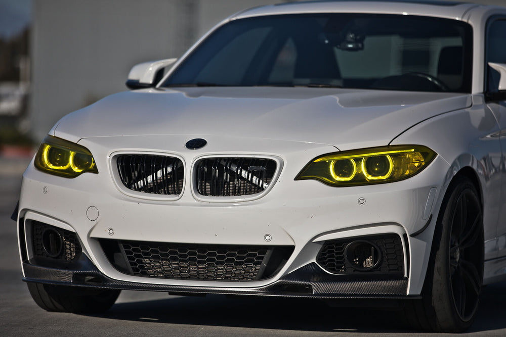 BMW F22 2 Series Carbon Fiber Front Lip 3D Style for M Sport Front Bum –  EuroCustomsPR